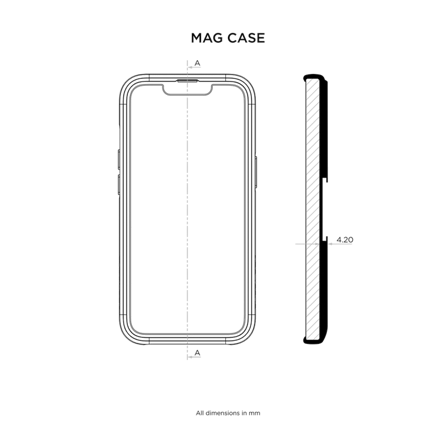 Iphone-Mag Telefondeksel Quad Lock