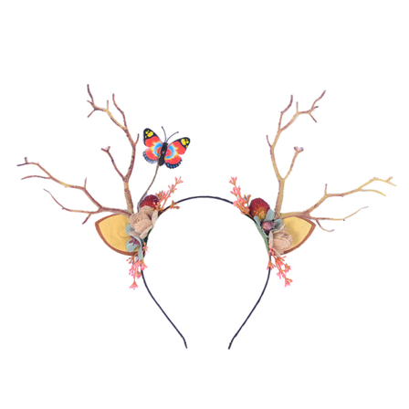 Julehårbånd med stor grensommerfugl til voksne og børn