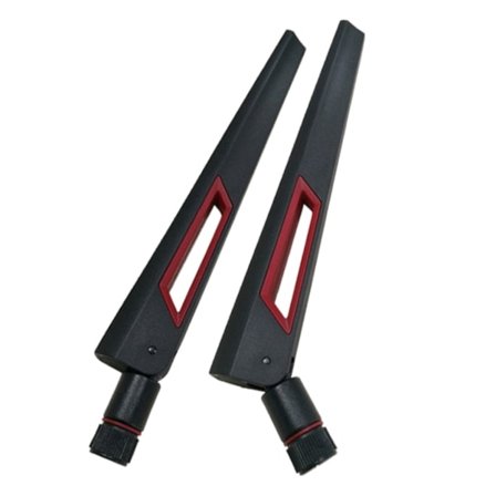 2 stk 10dBi 2,4Ghz 5,8Ghz Dual-band routerantenne til ASUS AC88U AC87U SMA Antenner Forstærker WLAN WiFi-antenne