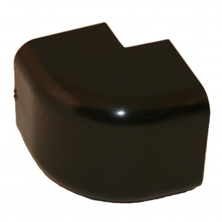 Vecamco Utvendig bend til kanal 80x60mm Sort