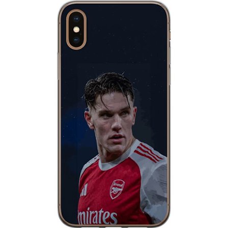 Yhteensopiva Puhelinkuori Apple iPhone X Pastellivärikkäät sateenkaaret, joissa on valkoiset tähdet ja pehmeä väriero taivaallisessa unelmahimmessä