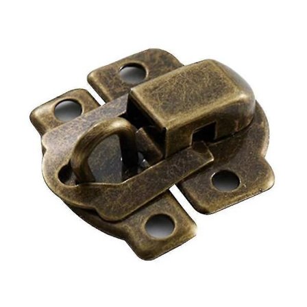 10 stk Antikke låsbeslag Smykkeskrin Lås Spenne Vintage Dekorativ Lås Bronse