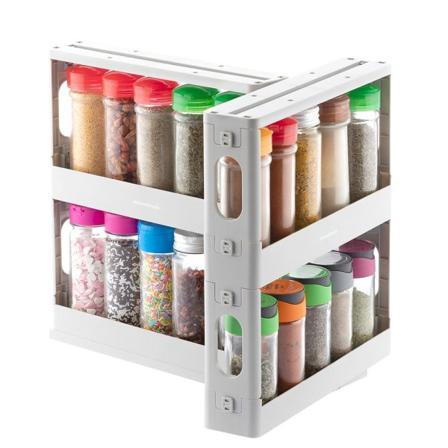 TG Liukuva ja Kääntyvä Maustehylly - Harmaa