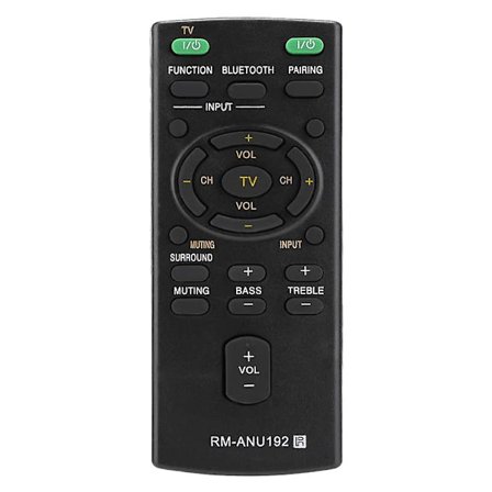-anu192 Bluetooth Højttaler Fjernbetjening Til Sound Bar Sact60bt -wct60 Sswct60 Ht-ct60bt Htct60bt Sa-ct60bt