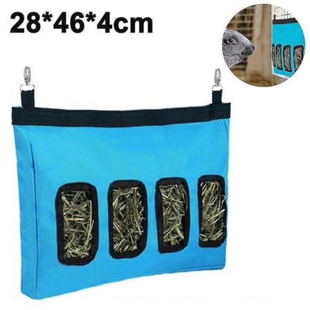 Premium sininen kanin ja marsun heinän syöttölaukku