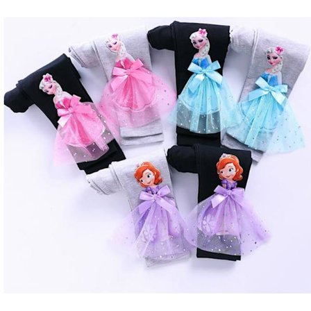 Prinsesse sommer 3D-bukser-Elsa-Belle-Rapunzel-Aurora