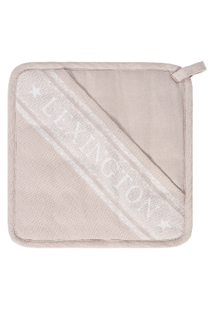 Lexington Icons Org Cotton Jacquard Star Pot Holder Kökstextil Beige ONESIZE