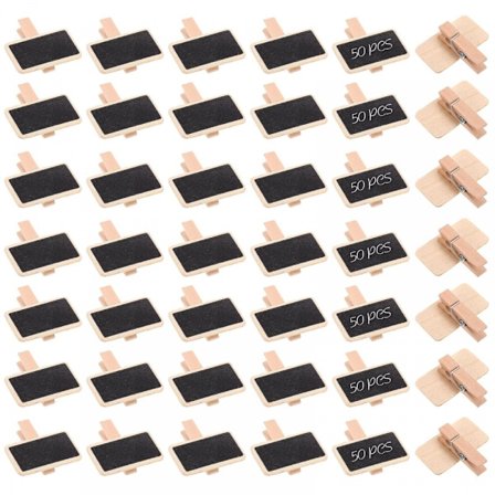 50 st Mini Suddgummi Tavlor Memo Tavla Krittavla Taggar Skyltar Dekor