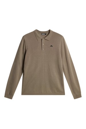 J.Lindeberg - Golf - Patrick Knitted Polo Shirt - Grå - Man - XXL