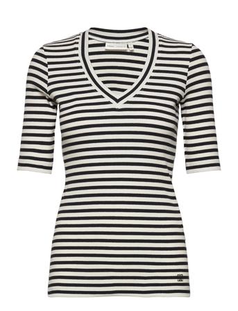 Dagnaiw V T-Shirt T-shirt Top Multi/mønstret InWear