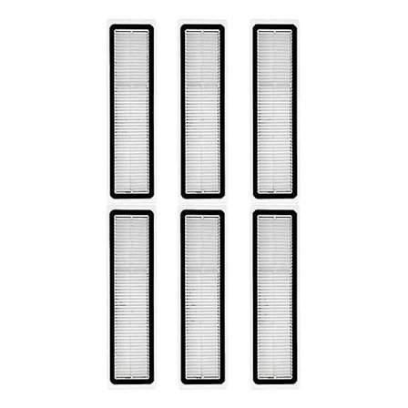 6 stk. vaskbart Hepa-filter til Xiaomi Dreame Bot D10 Plus