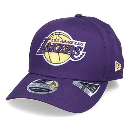 New Era - Los Angeles Lakers Team Colour 9Fifty Purple Adjustable Adjustable Purple Cap - NBA @ Hatstore