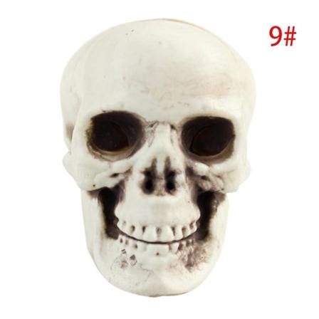 Halloween Dödskalle Huvuddekor Leksak Kaffebarer Hemprydnad Fest Festivalleksaker Nytt 9