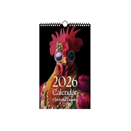 2026 Ny Sjov Kylling Vægkalender Udsøgte Illustrationer Kalender Interessant Dekorativ Kalender