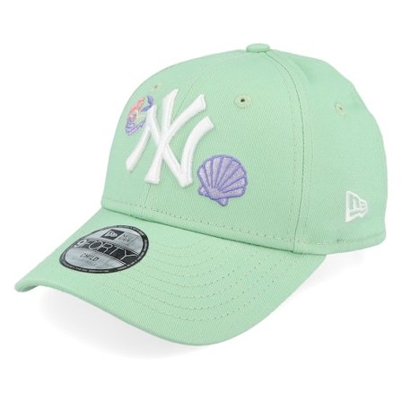 New Era - MLB Groen adjustable Cap - Kids New York Yankees Nautical Icon 9FORTY Aqua Adjustable @ Hatstore