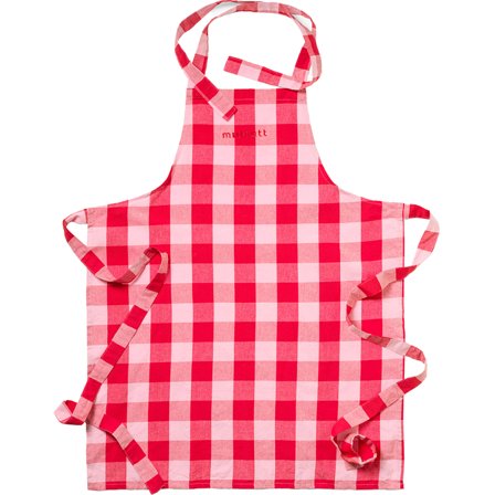 Midnatt Paola forklæde 80×58 cm, rød/rosa | KitchenOne