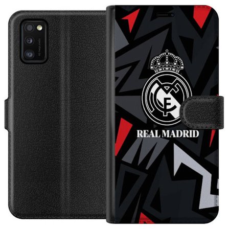 Kompatibelt Lommeboketui til Samsung Galaxy A41 Real Madrid fotballklubb Spania La Liga Europas toppklubb sterk tropp høy kvalitet og internasjonal do