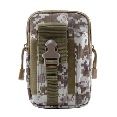 Menn kvinner Fanny Pack Midjeveske Fjellklatring Kamuflasje Vanntett Utendørs Sport Taktisk Mobiltelefon Veske for menn Desert digital color