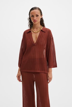 Malina - Imene shirt - L - Rust