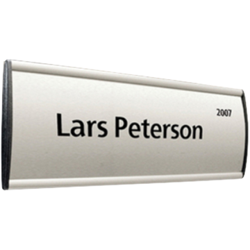 Namnskylt Konvex 210x52 mm