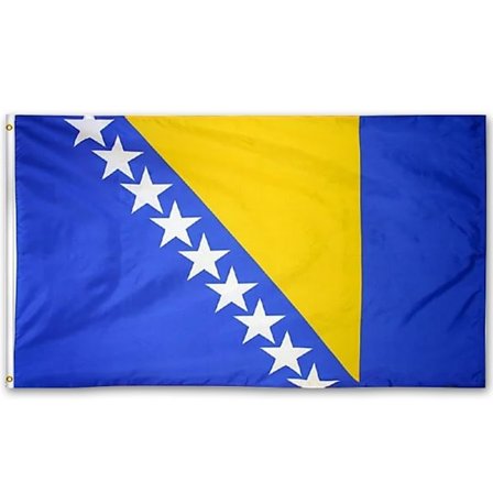 Bosnian lippu - 150 x 90 cm - XF6-