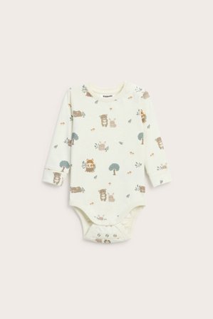 Kappahl | Långärmad body | Offwhite