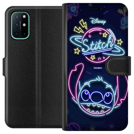 OnePlus 8T Plånboksfodral Stitch Neon