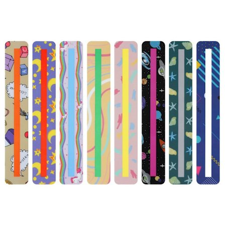 8 stk/sæt Farverige plastikbogmærker Læs vejledning STYLE 6 STYLE 6