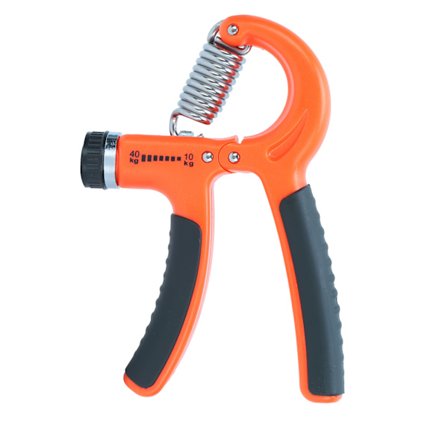 Justerbar Fingertrener for Armmuskeltrening Mini Treningsutstyr 10-40 kg Oransje