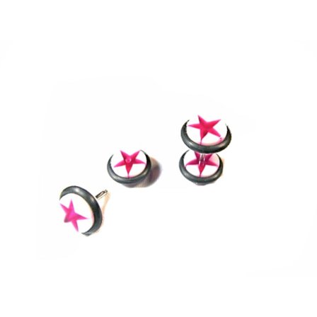 Fake Plugg Stjärna Vit och lila