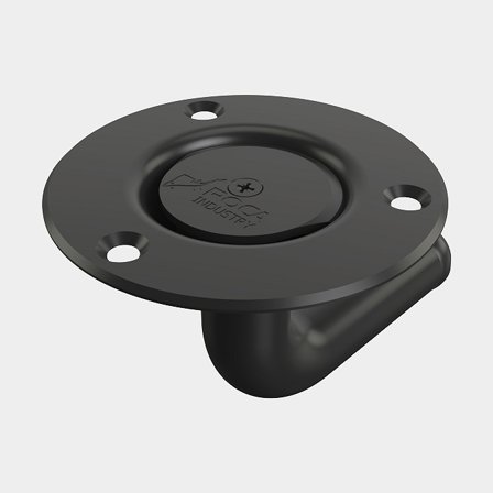 Avluftningsventil båt f. tank svarteloxerat