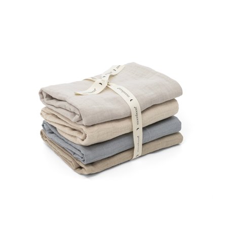 Soft Muslins in 100% Organic Cotton | Moonboon