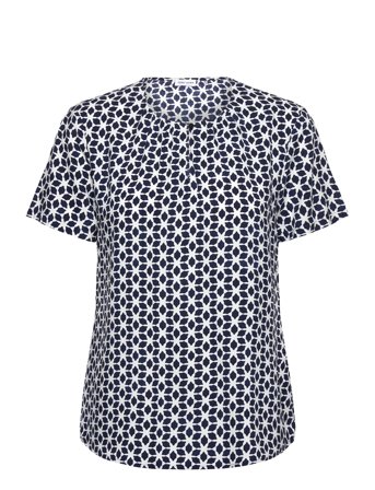 Gerry Weber Blouse 1/2 Sleeve - Navy - 38
