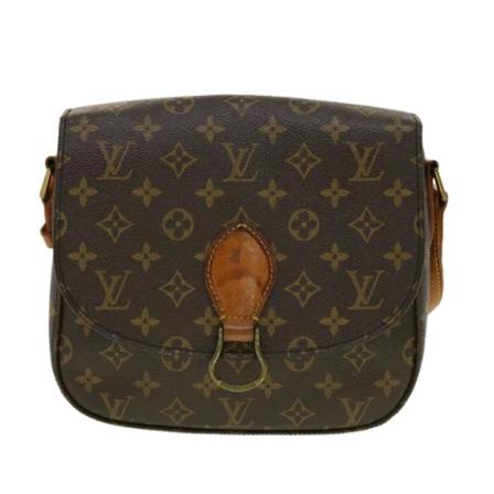 Louis Vuitton Vintage, Brown Canvas Louis Vuitton Saint Cloud Bruin, Dames, Maat:ONE Size