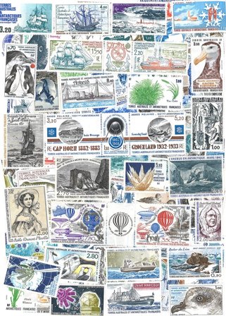 TAAF - Fransk Antarktis 1956-1998 - 64 forskellige frimærker - Postfrisk
