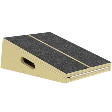 Justerbart skråbræt i træ – skridsikkert, 4 vinkler