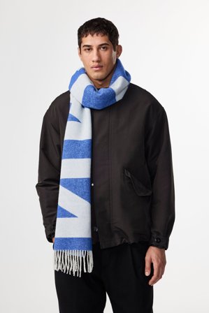 NN.07 Logo 9021 Scarf Male Multi Wool