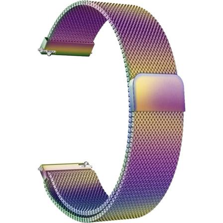 Metallinen magneettinen rannekoru Mesh-punottu pikalukitusranneke Säädettävä ruostumattomasta teräksestä valmistettu vaihtoranneke naisille ja 