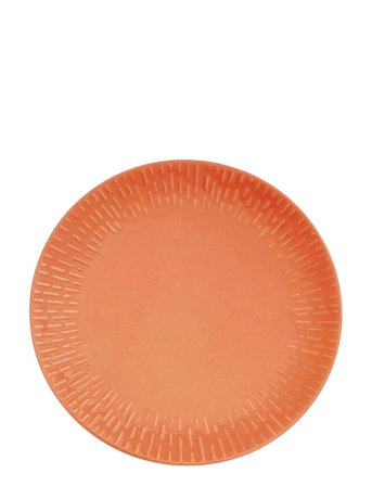Aida | Confetti Apricot Middags Tallerken M/Relief Porcelæn 1 Stk 27,5 Cm | Ø 28.5 CM x 28.5