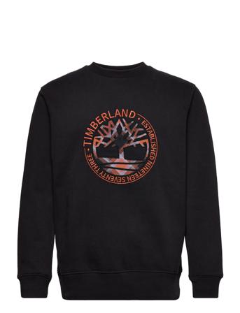 Little Cold River Crew Neck Boucle Tree Sweatshirt Svetari Collegepaita Musta Timberland