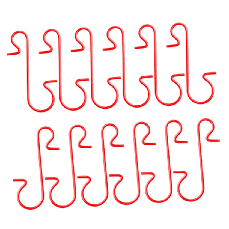 100 st S-krokar för julgransdekoration