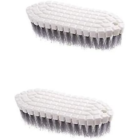2-pak børste til rengøring af vask, bøjelig børste, skrubbebørste, perfekt til badekar, vask, flisevægge, bordplader og gulve