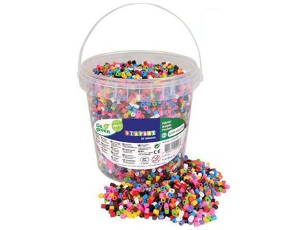 PLAYBOX Rörpärlor bioplast 5000/fp - Lyreco - Skola och förskola - Hobbymaterial - Nabbipärlor - Rörpärlor