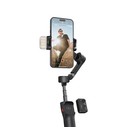 Smartphone Gimbal Stabilisator, Sort, 11 timers batterilevetid