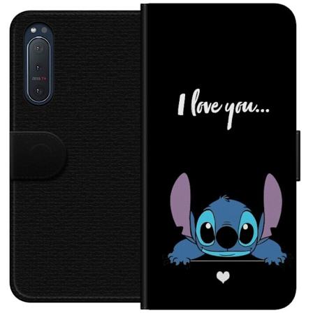 Sony Xperia 5 II Lommeboketui Stitch Jeg Elsker Deg