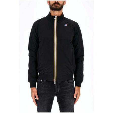 Giacca Arsene con zip reversibile uomo K-Way Nero/Verde , Zwart , Heren , Maat: 2XL Zomerjassen