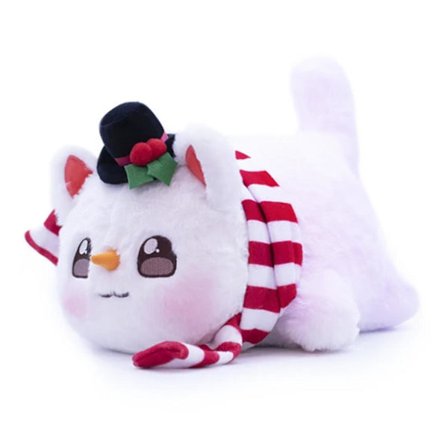 Aphmau Meow Meows Plysch Aphmau Plyschdocka Present till Barn 25cm Snögubbekatt