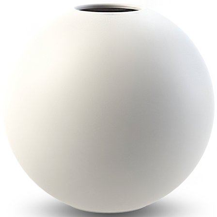 Cooee design Ball vase, 20 cm, white | KitchenOne
