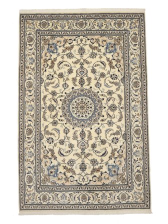 195X295 Tapis D'orient Naïn Marron/Orange (Laine, Perse)