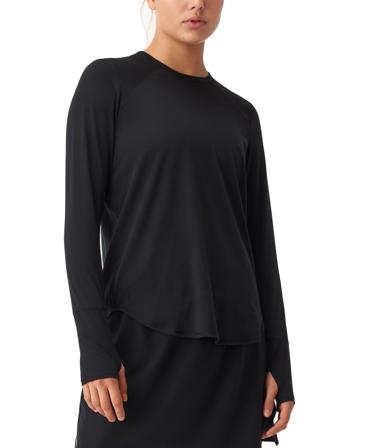 Röhnisch Women's Clara Loose Long Sleeve Women long-sleeved training tops Black L